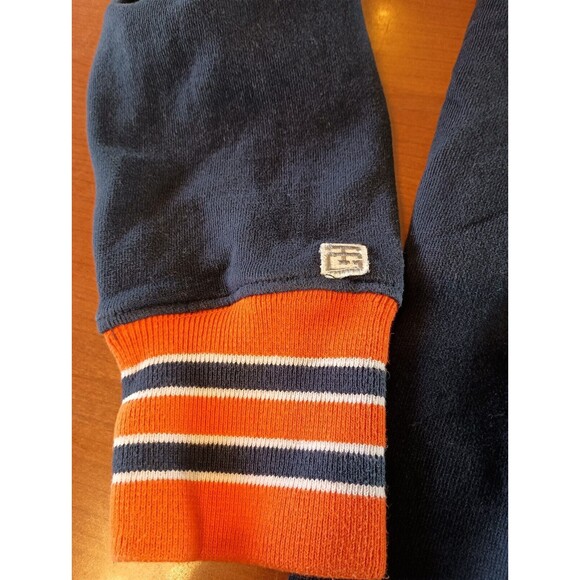 Tailgate Chicago Bears Hoodie Sweatshirt Womens Small Navy Blue Banded Waist - Picture 10 of 12